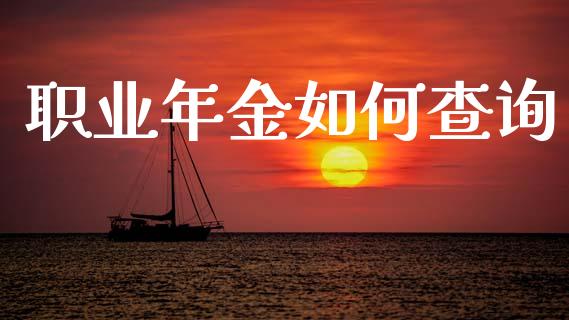 职业年金如何查询_https://wap.letulww.com_融资租赁_第1张