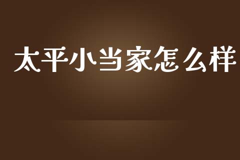太平小当家怎么样_https://wap.letulww.com_投资管理_第1张