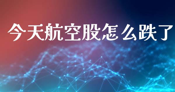 今天航空股怎么跌了_https://wap.letulww.com_投资策略_第1张