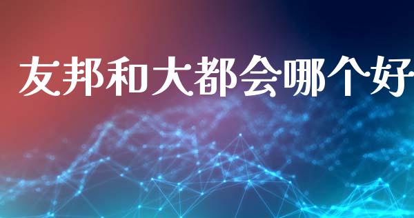 友邦和大都会哪个好_https://wap.letulww.com_投资策略_第1张