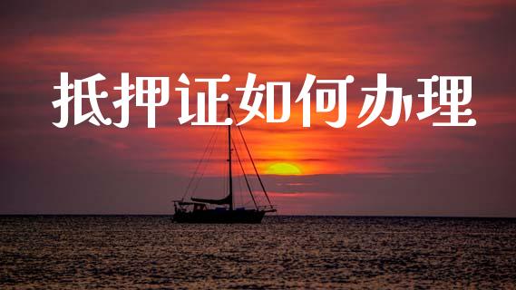 抵押证如何办理_https://wap.letulww.com_投资管理_第1张
