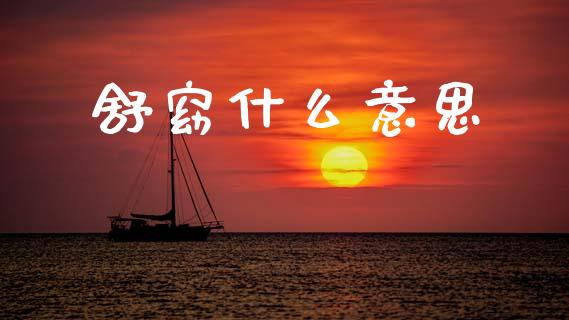 舒窈什么意思_https://wap.letulww.com_投资管理_第1张