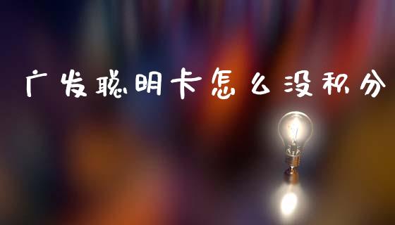 广发聪明卡怎么没积分_https://wap.letulww.com_融资租赁_第1张