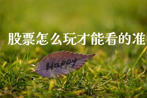 股票怎么玩才能看的准_https://wap.letulww.com_融资租赁_第1张