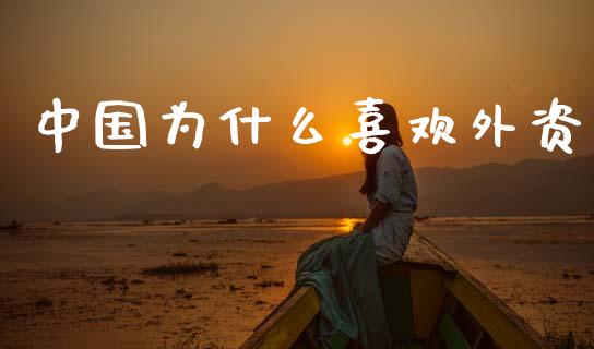 中国为什么喜欢外资_https://wap.letulww.com_投资策略_第1张