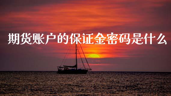 期货账户的保证金密码是什么_https://wap.letulww.com_外汇交易_第1张