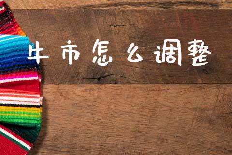 牛市怎么调整_https://wap.letulww.com_融资租赁_第1张