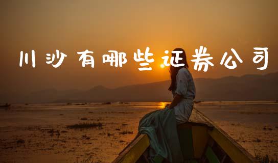 川沙有哪些证券公司_https://wap.letulww.com_外汇交易_第1张