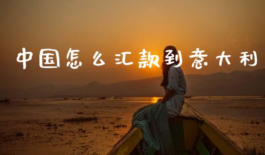 中国怎么汇款到意大利_https://wap.letulww.com_外汇交易_第1张