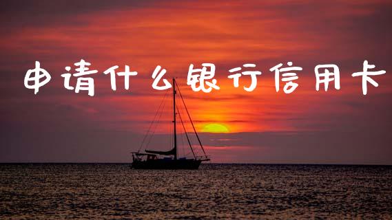 申请什么银行信用卡_https://wap.letulww.com_投资策略_第1张