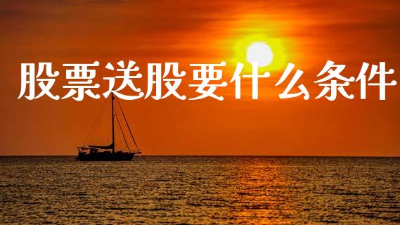 股票送股要什么条件_https://wap.letulww.com_投资管理_第1张