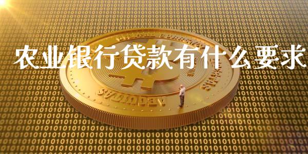 农业银行贷款有什么要求_https://wap.letulww.com_融资租赁_第1张
