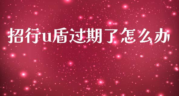 招行u盾过期了怎么办_https://wap.letulww.com_外汇交易_第1张
