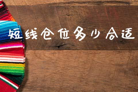 短线仓位多少合适_https://wap.letulww.com_投资策略_第1张
