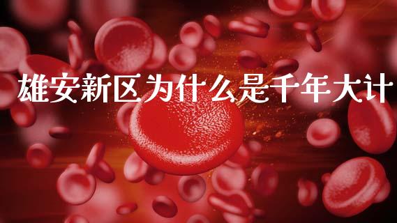 雄安新区为什么是千年大计_https://wap.letulww.com_投资管理_第1张