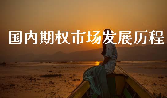 国内期权市场发展历程_https://wap.letulww.com_投资策略_第1张