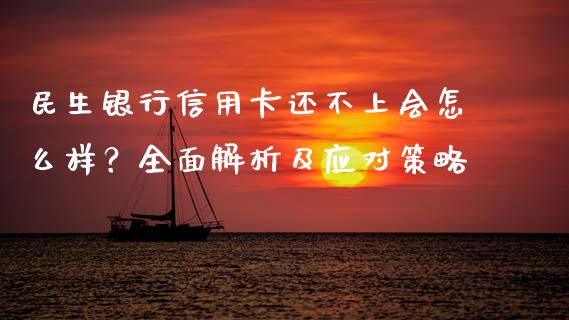 民生银行信用卡还不上会怎么样？全面解析及应对策略_https://wap.letulww.com_融资租赁_第1张