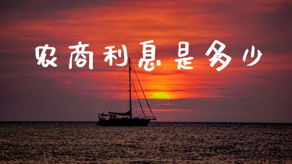 农商利息是多少_https://wap.letulww.com_投资管理_第1张