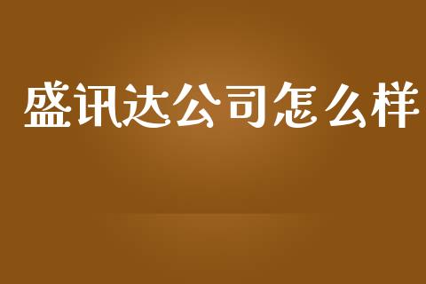 盛讯达公司怎么样_https://wap.letulww.com_投资管理_第1张