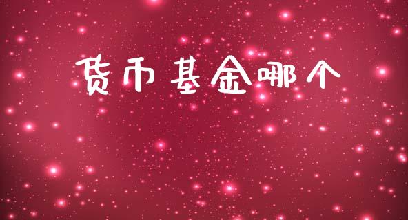 货币基金哪个_https://wap.letulww.com_投资策略_第1张