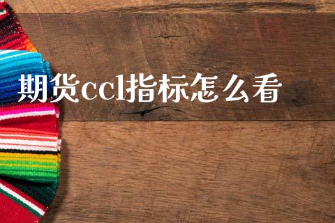 期货ccl指标怎么看_https://wap.letulww.com_投资策略_第1张
