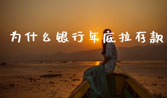 为什么银行年底拉存款_https://wap.letulww.com_投资管理_第1张