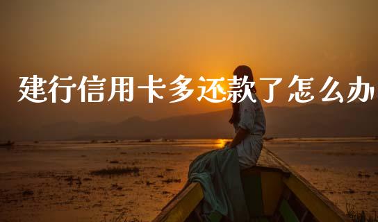 建行信用卡多还款了怎么办_https://wap.letulww.com_融资租赁_第1张