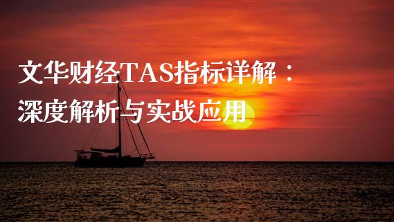 文华财经TAS指标详解：深度解析与实战应用_https://wap.letulww.com_融资租赁_第1张