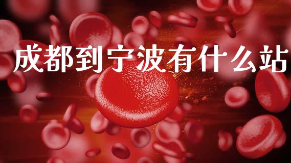 成都到宁波有什么站_https://wap.letulww.com_外汇交易_第1张