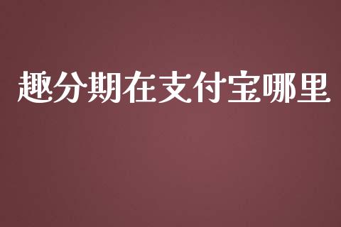 趣分期在支付宝哪里_https://wap.letulww.com_融资租赁_第1张