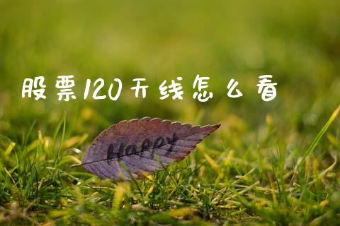 股票120天线怎么看_https://wap.letulww.com_外汇交易_第1张