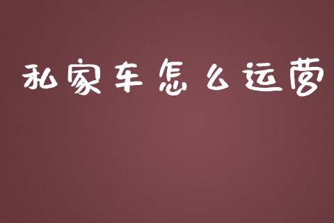 私家车怎么运营_https://wap.letulww.com_融资租赁_第1张