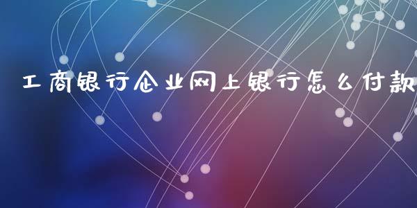 工商银行企业网上银行怎么付款_https://wap.letulww.com_投资管理_第1张