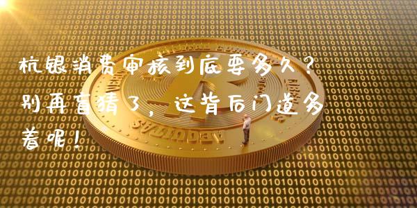 杭银消费审核到底要多久？别再盲猜了，这背后门道多着呢！_https://wap.letulww.com_投资策略_第1张