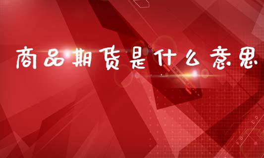 商品期货是什么意思_https://wap.letulww.com_外汇交易_第1张