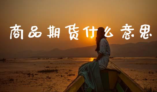 商品期货什么意思_https://wap.letulww.com_投资管理_第1张