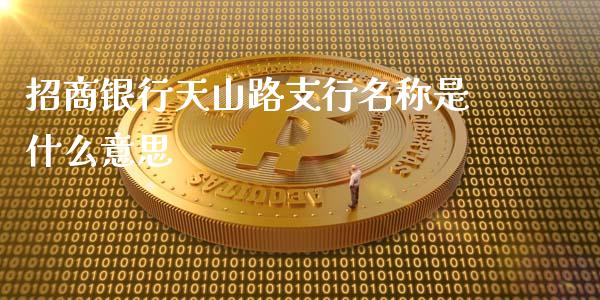 招商银行天山路支行名称是什么意思_https://wap.letulww.com_投资策略_第1张