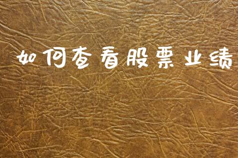如何查看股票业绩_https://wap.letulww.com_外汇交易_第1张