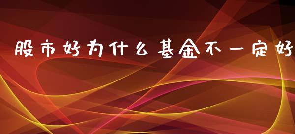 股市好为什么基金不一定好_https://wap.letulww.com_投资策略_第1张