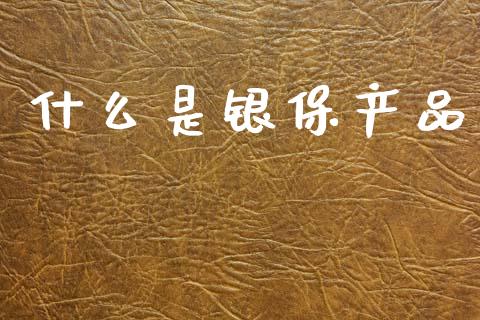 什么是银保产品_https://wap.letulww.com_投资管理_第1张