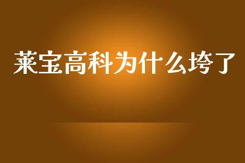 莱宝高科为什么垮了_https://wap.letulww.com_投资策略_第1张